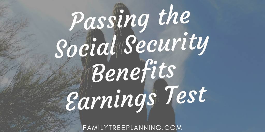 Passing the Social Security Benefits Earnings Test